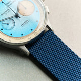 The Expedition Rubber Strap - Navy Blue - The Strap Tailor
