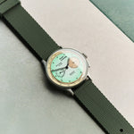 The Expedition Rubber Strap - Green - The Strap Tailor