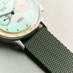 The Expedition Rubber Strap - Green - The Strap Tailor