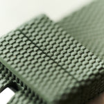 The Expedition Rubber Strap - Green - The Strap Tailor