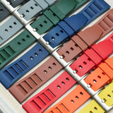 Premium 'Soft Touch' Vented Rubber Straps