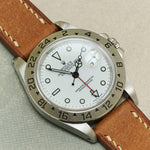 Pueblo Watch Strap W/Cream stitching - Cognac - RTW - The Strap Tailor