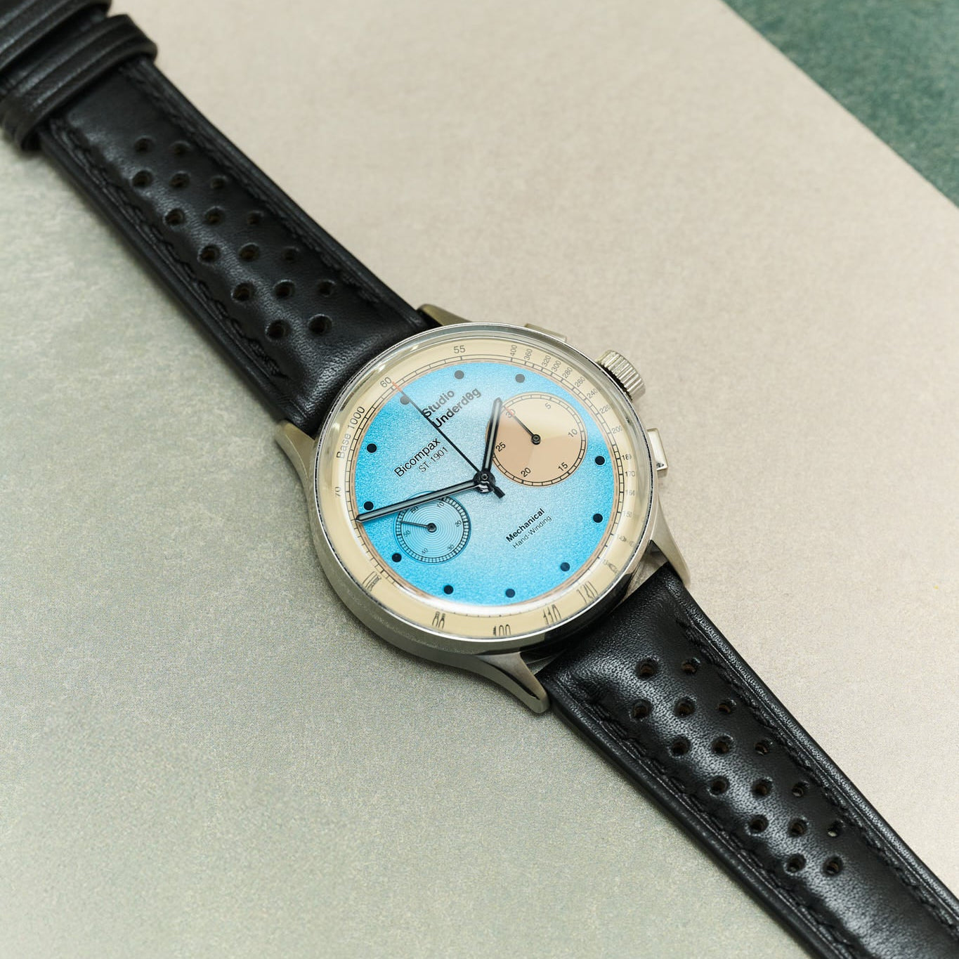 French Calfskin Rally Strap - Black - RTW - The Strap Tailor