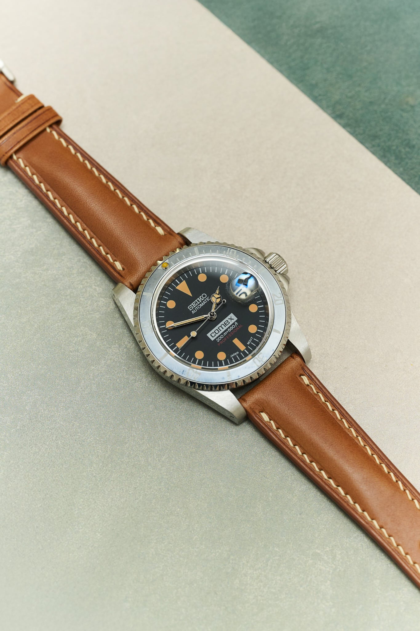 Barenia Watch Strap - Mid Brown - RTW - The Strap Tailor