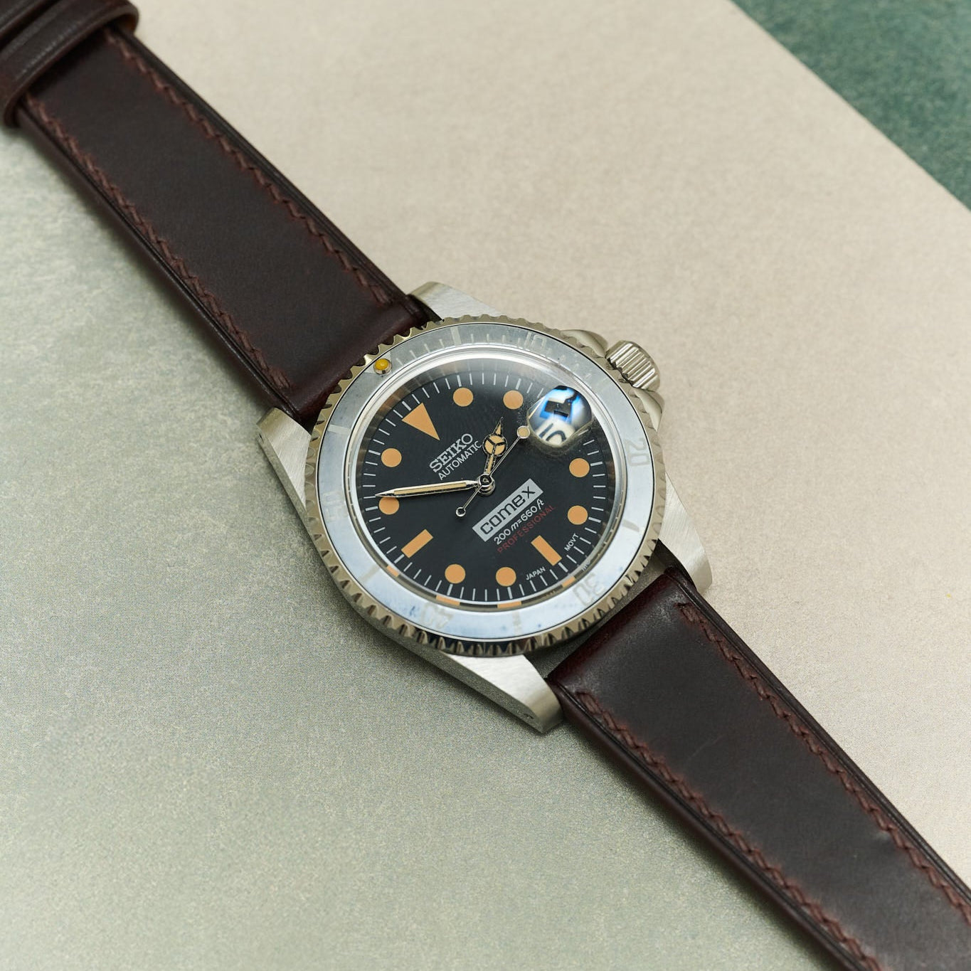 Art Wax Watch Strap - Tobacco Brown - RTW - The Strap Tailor
