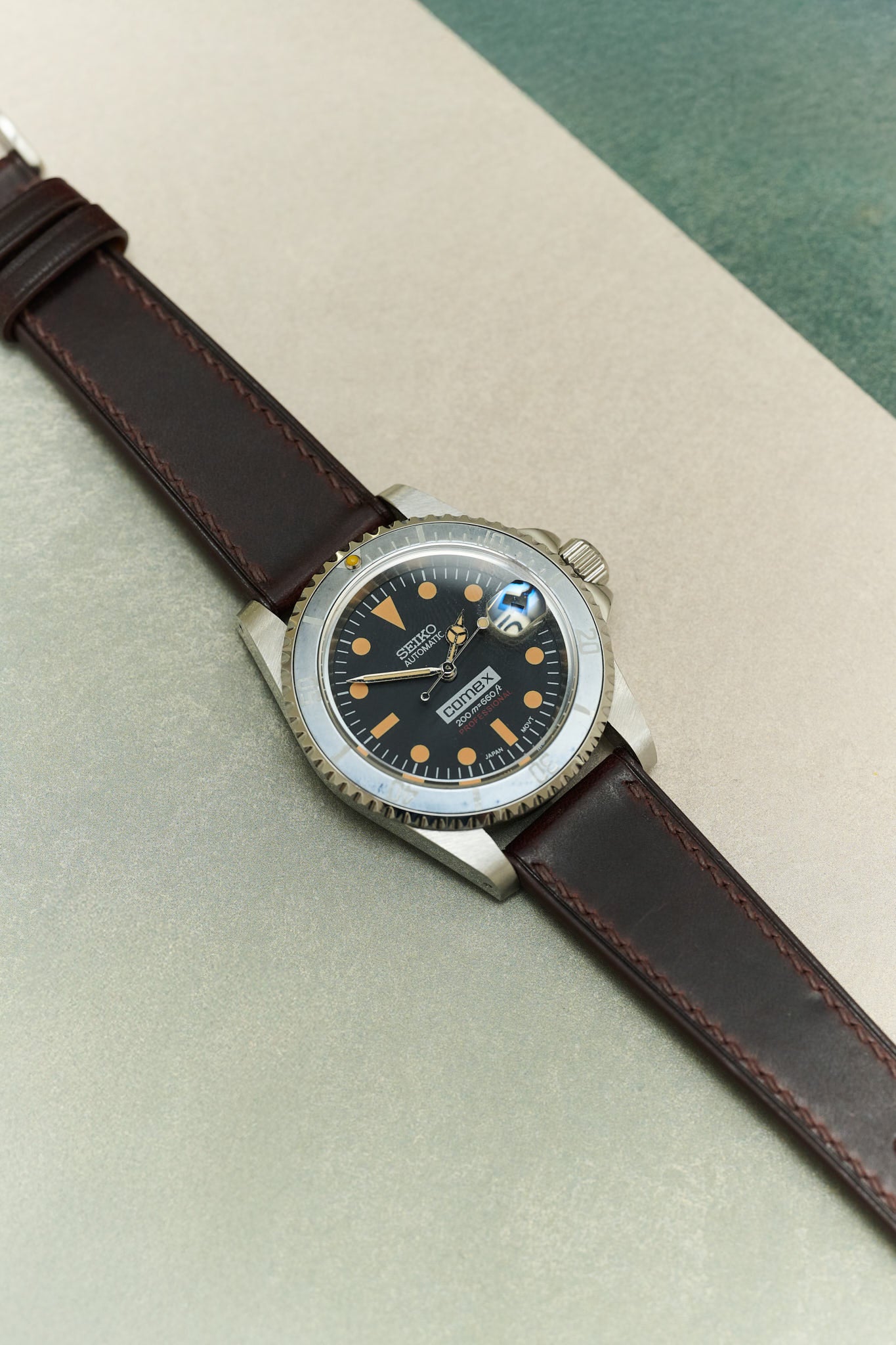 Art Wax Watch Strap - Tobacco Brown - RTW - The Strap Tailor