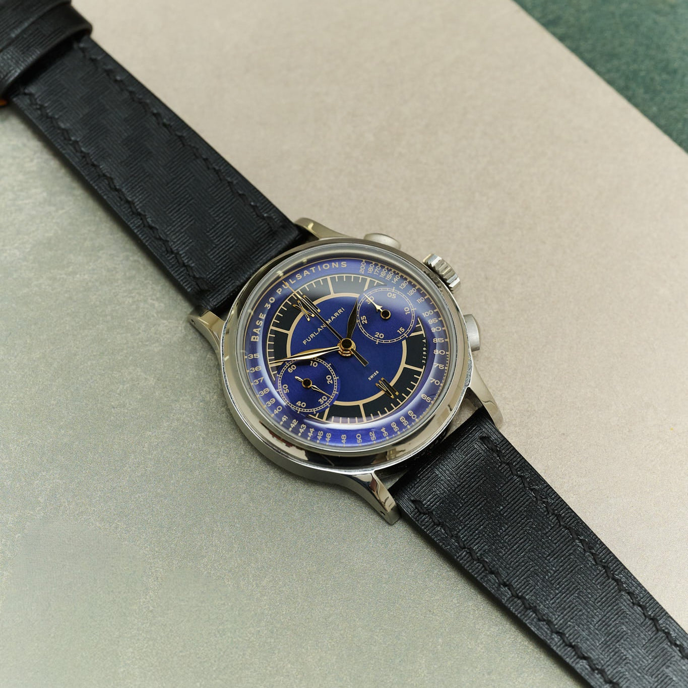 Saffiano Carbon Weave Strap - Black - RTW - The Strap Tailor