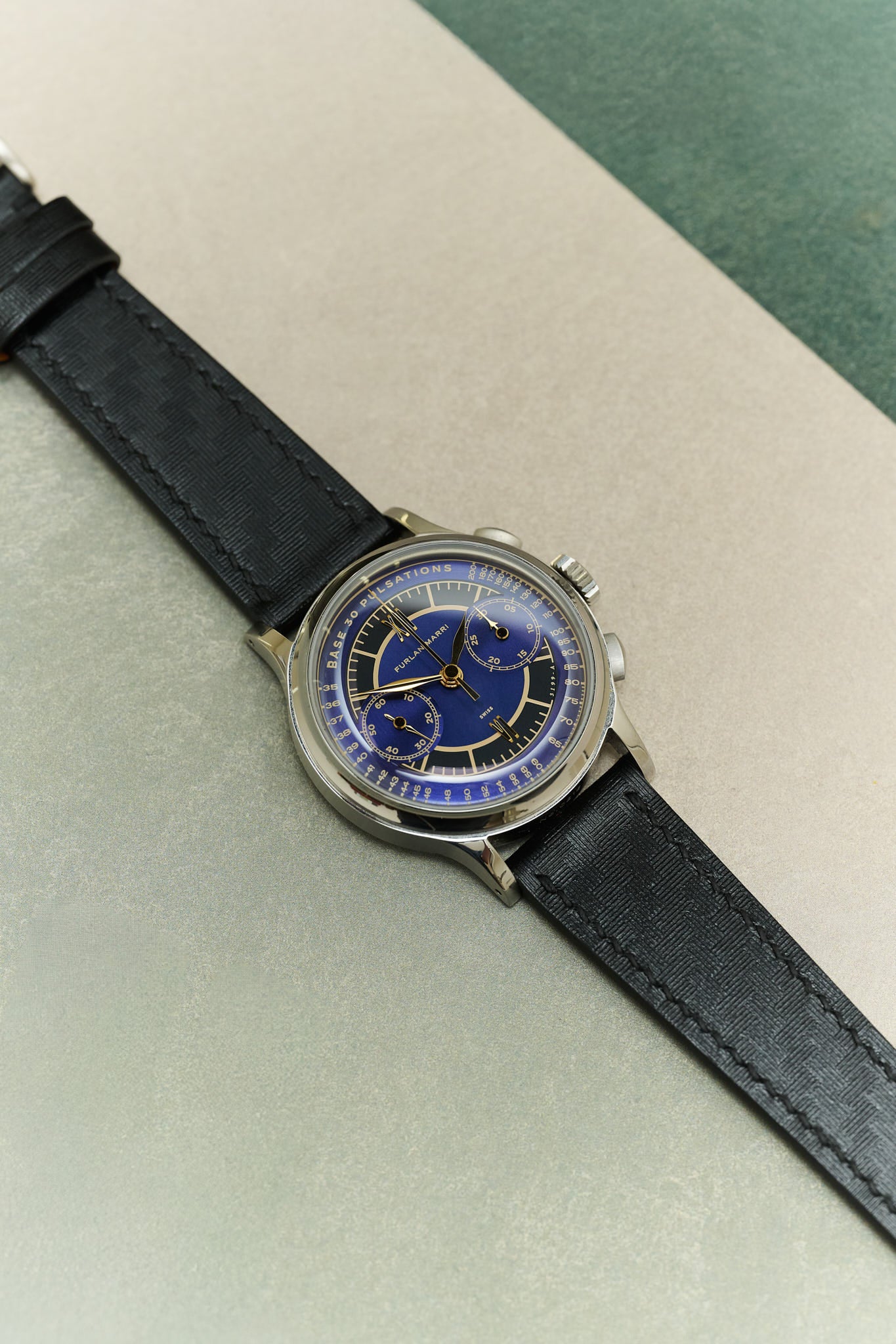 Saffiano Carbon Weave Strap - Black - RTW - The Strap Tailor