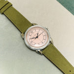 Alcantara Watch Strap - Olive Green - RTW - The Strap Tailor