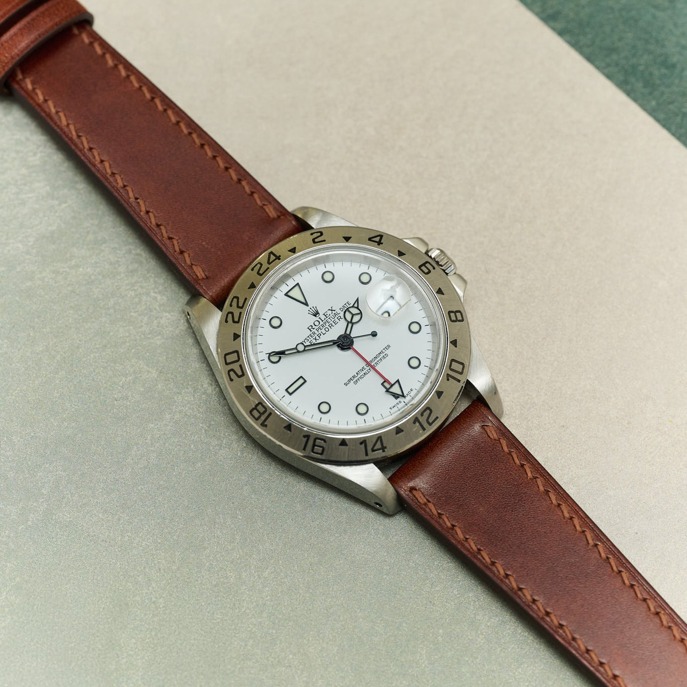 Museum Buttero Watch Strap - Brown - RTW - The Strap Tailor