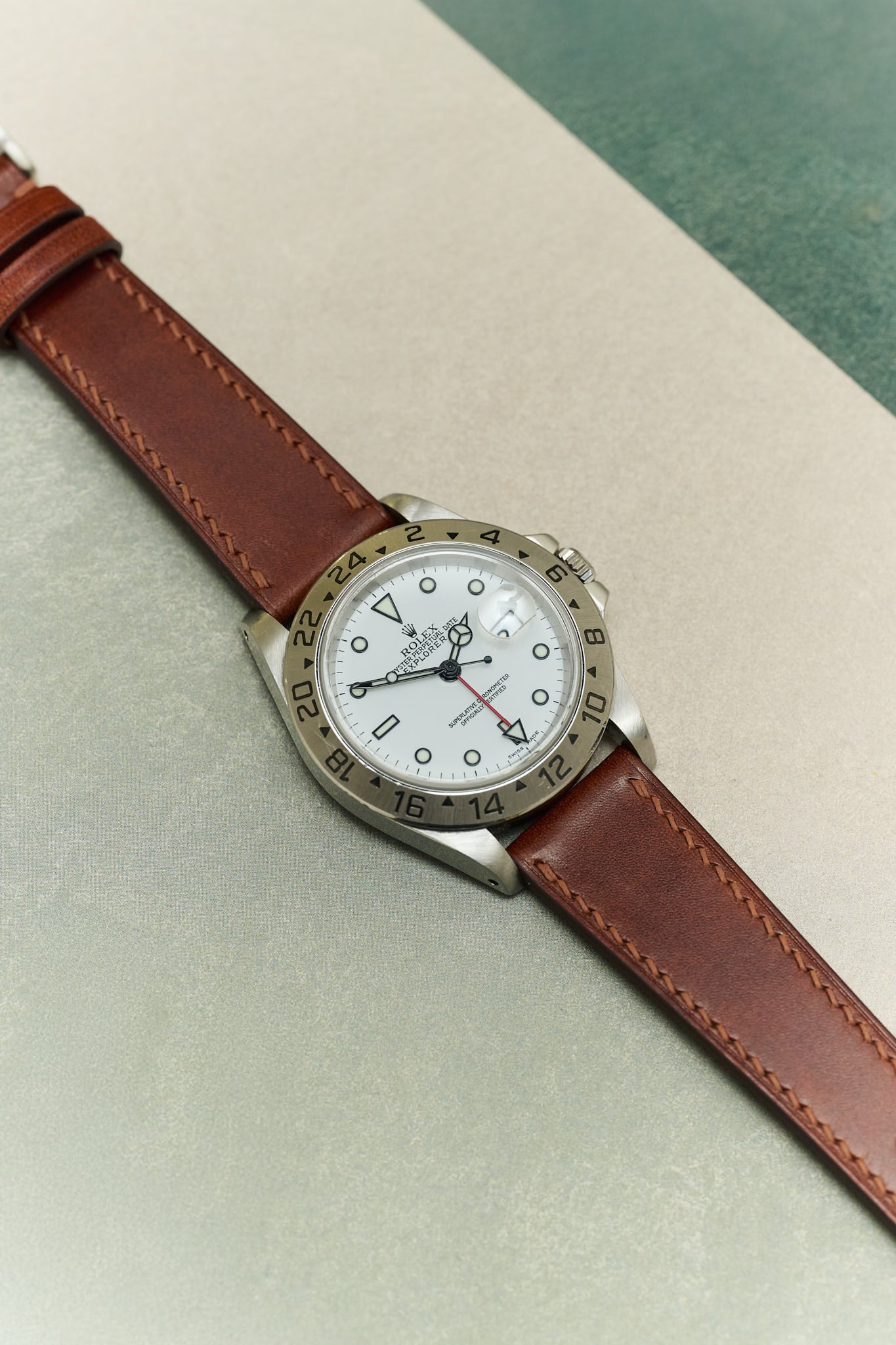 Museum Buttero Watch Strap - Brown - RTW - The Strap Tailor
