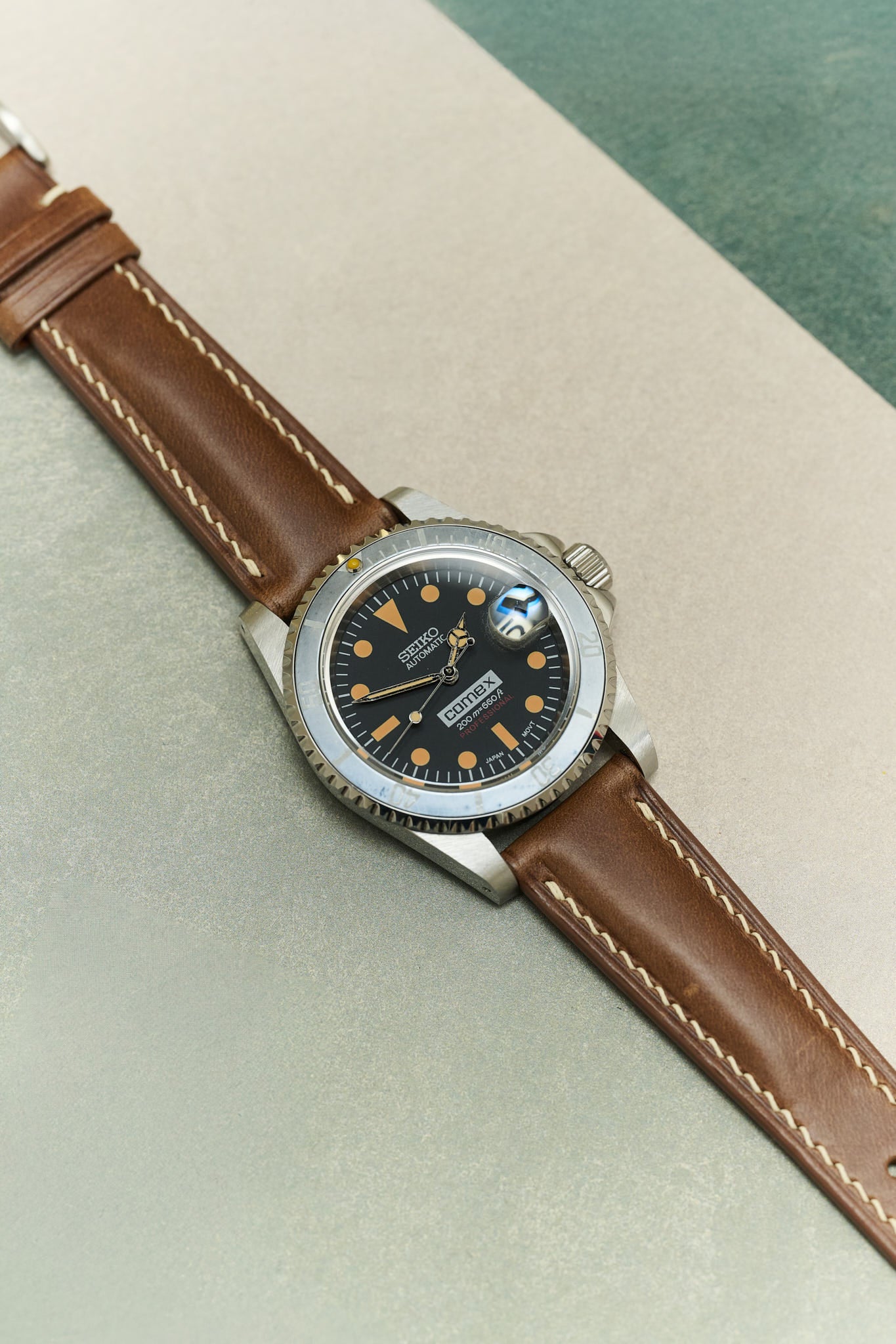 Horween Chromexcel Strap - Natural Tan - RTW - The Strap Tailor