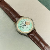 Embossed Crocodile Watch Strap - Brown - RTW - The Strap Tailor