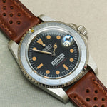 Badalassi Wax Rally Watch Strap - Tan Brown - RTW - The Strap Tailor