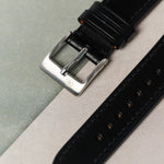 Buttero Watch Strap - Black - RTW - The Strap Tailor