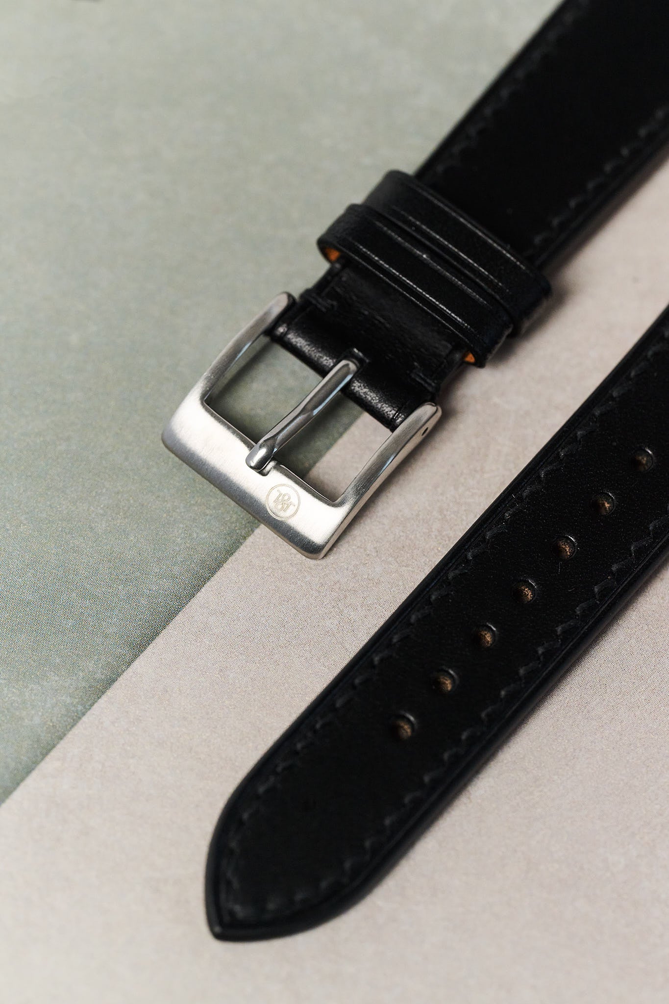 Buttero Watch Strap - Black - RTW - The Strap Tailor