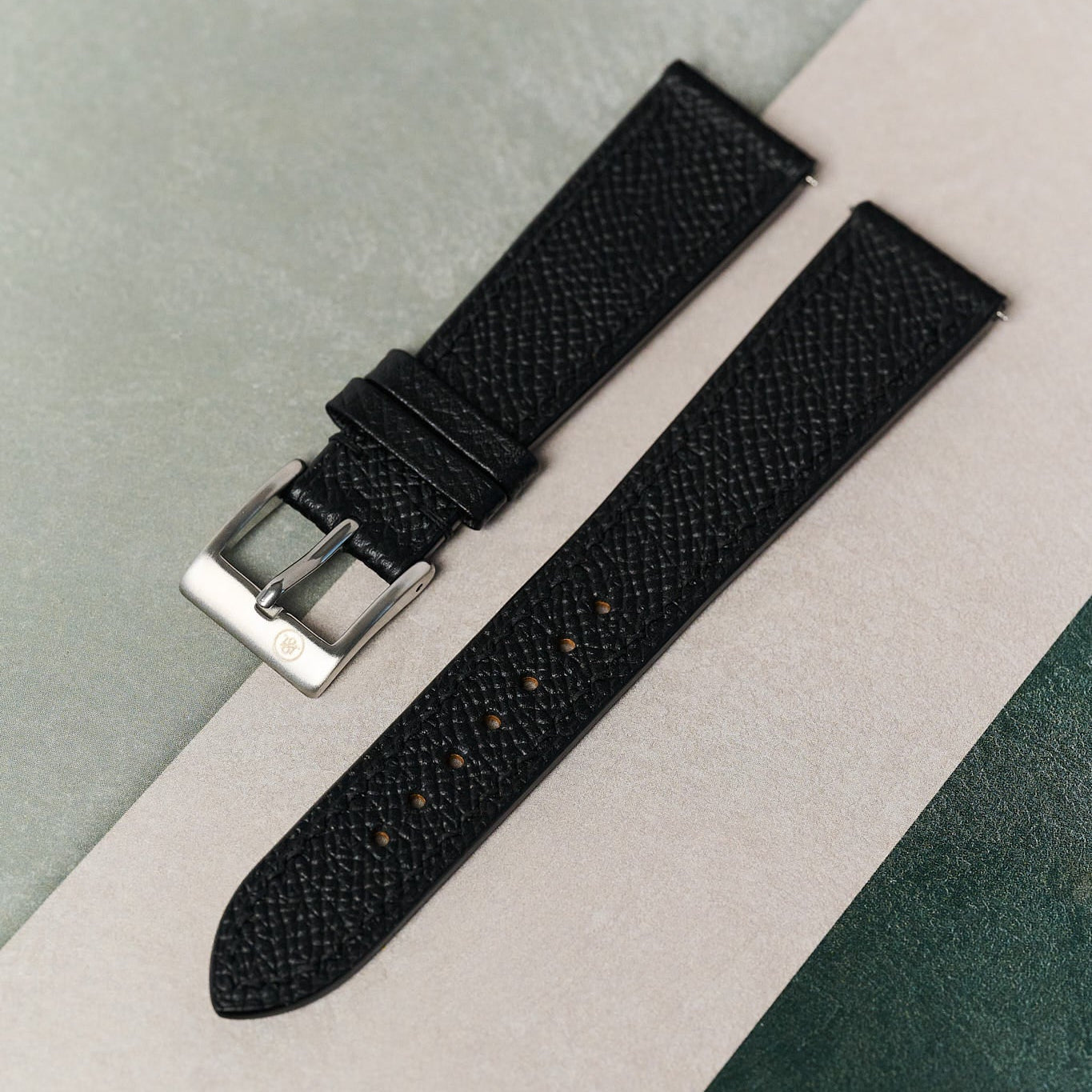 Epsom Calfskin Strap - Black - RTW - The Strap Tailor