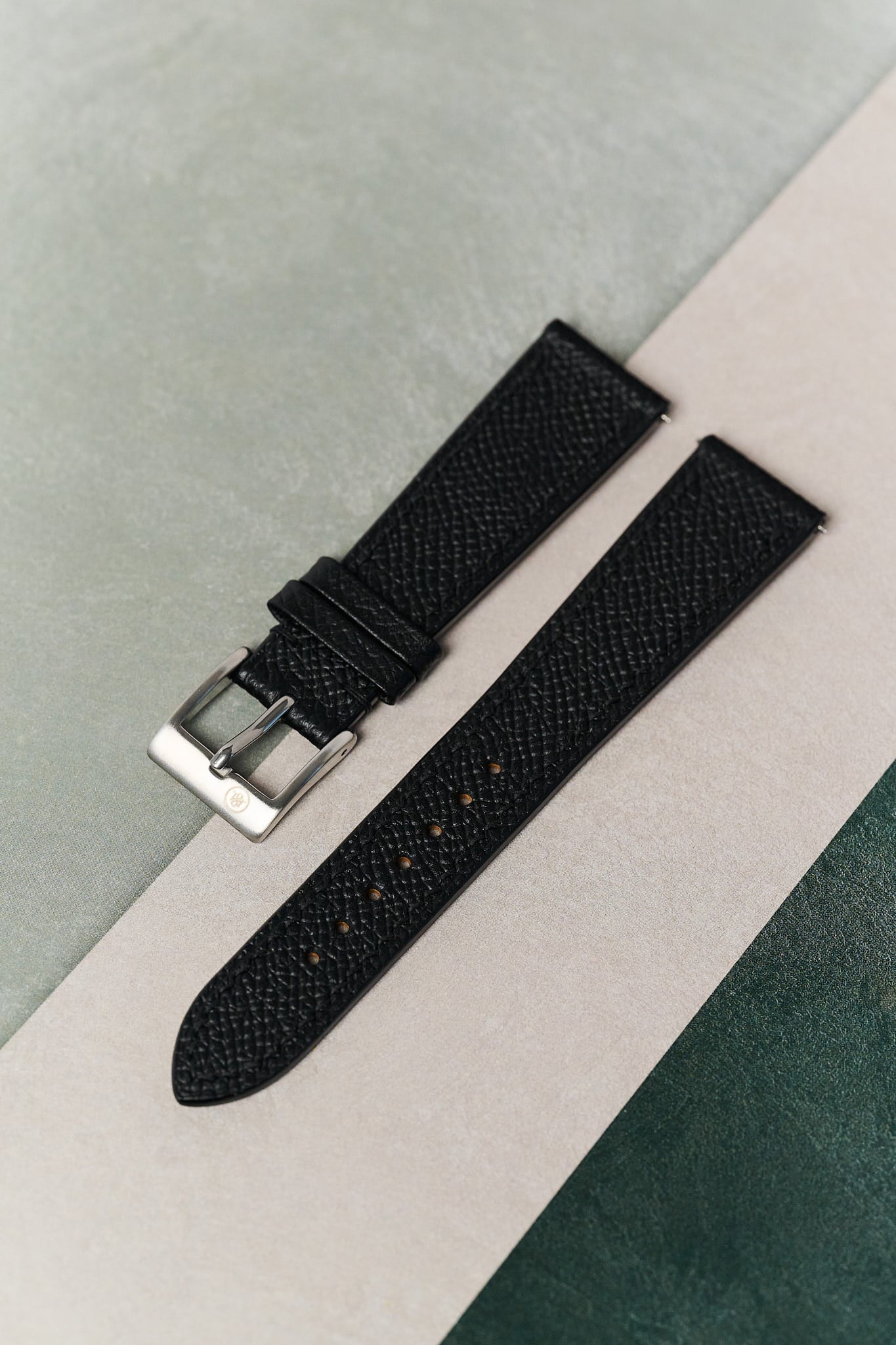 Epsom Calfskin Strap - Black - RTW - The Strap Tailor