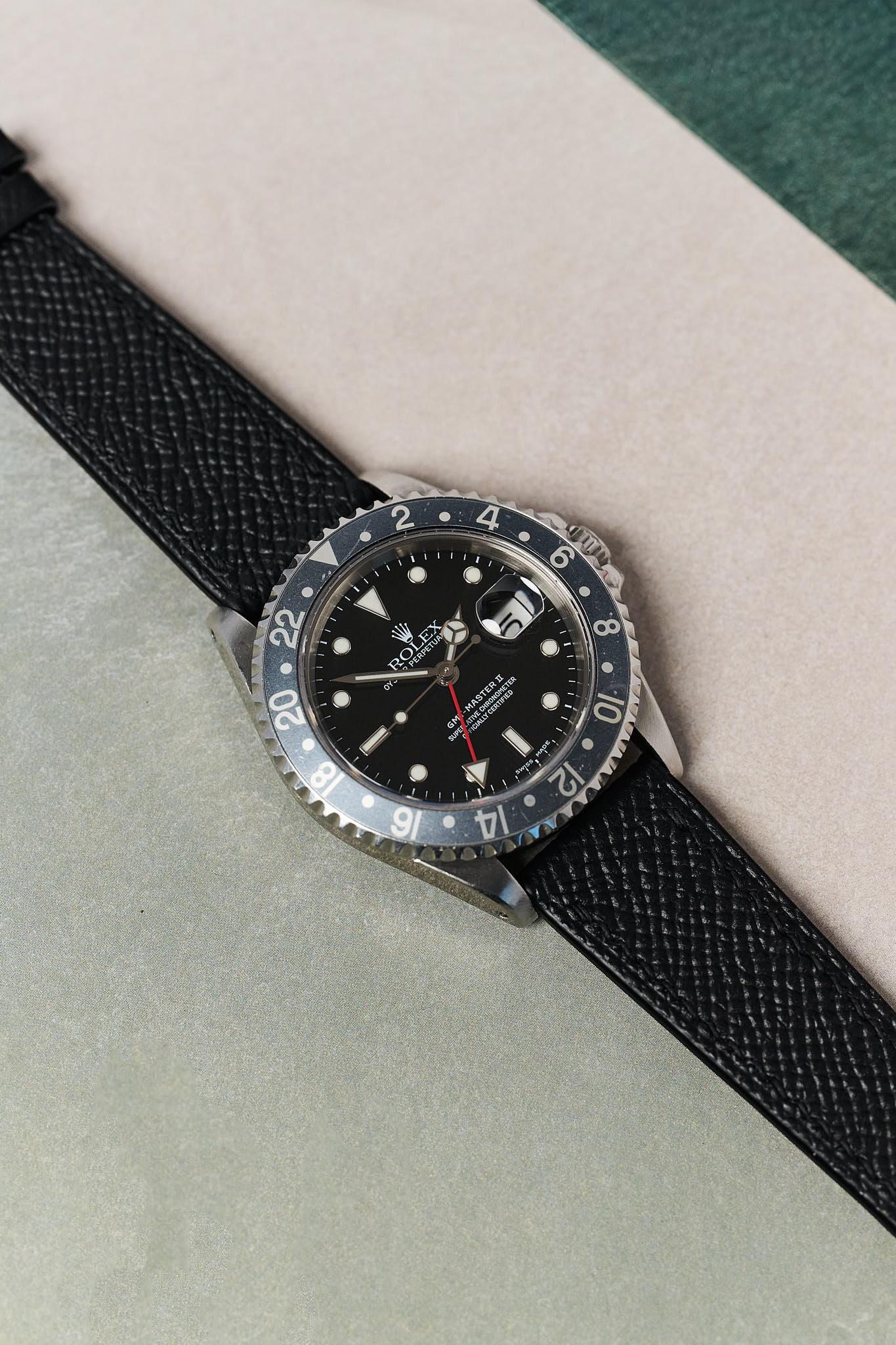 Epsom Calfskin Strap - Black - RTW - The Strap Tailor