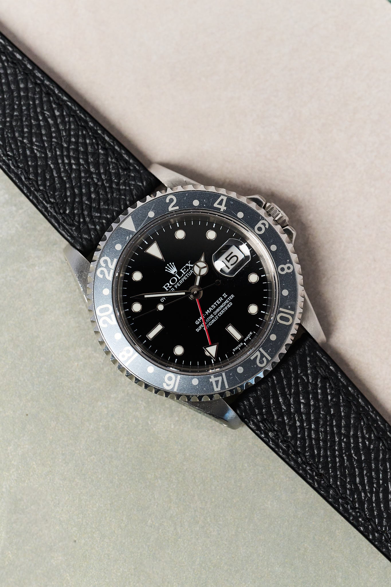 Epsom Calfskin Strap - Black - RTW - The Strap Tailor