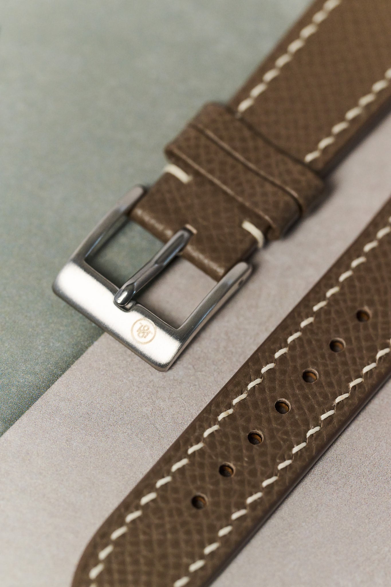 Epsom Calfskin Strap - Taupe - RTW - The Strap Tailor