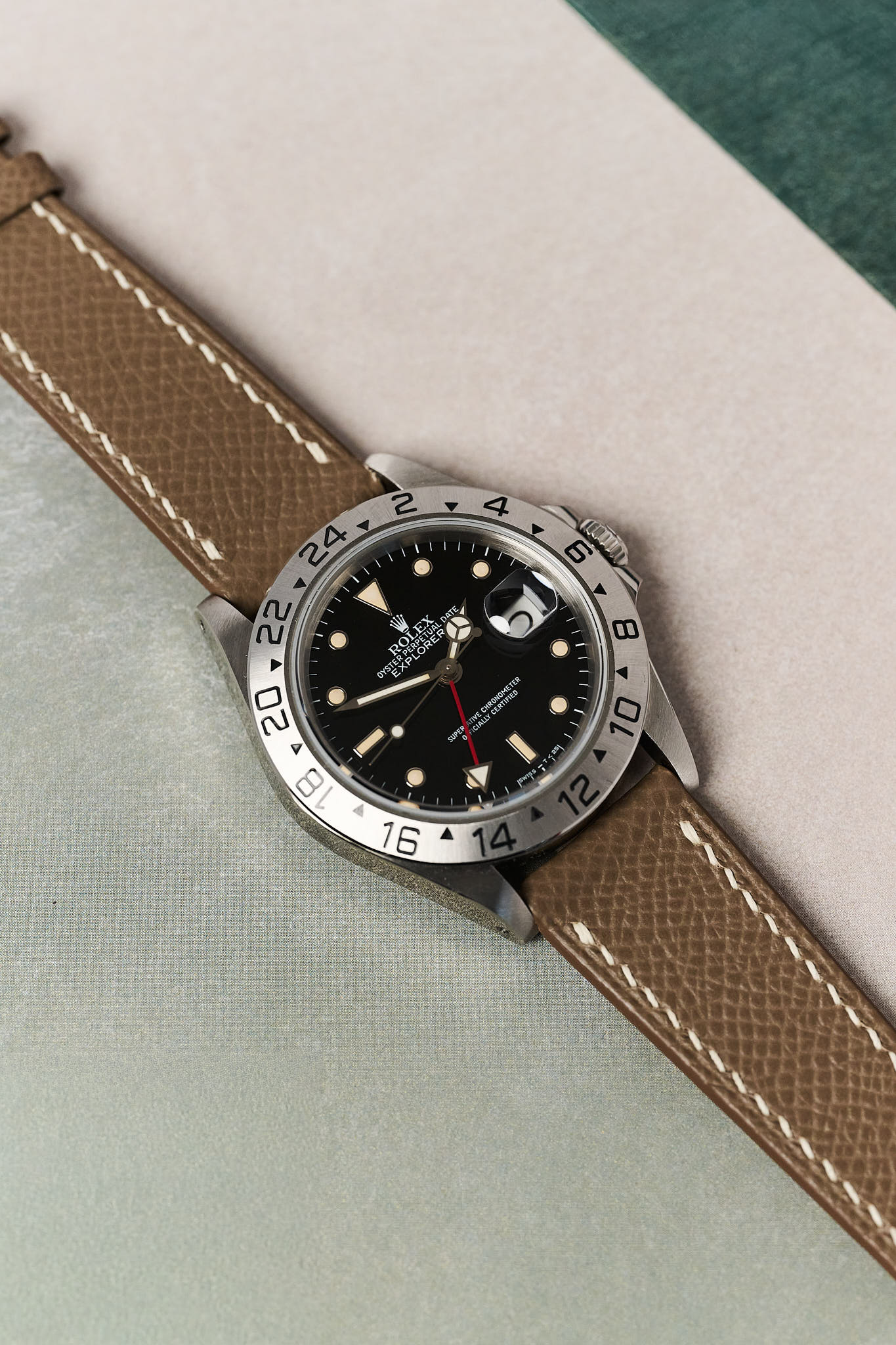 Epsom Calfskin Strap - Taupe - RTW - The Strap Tailor