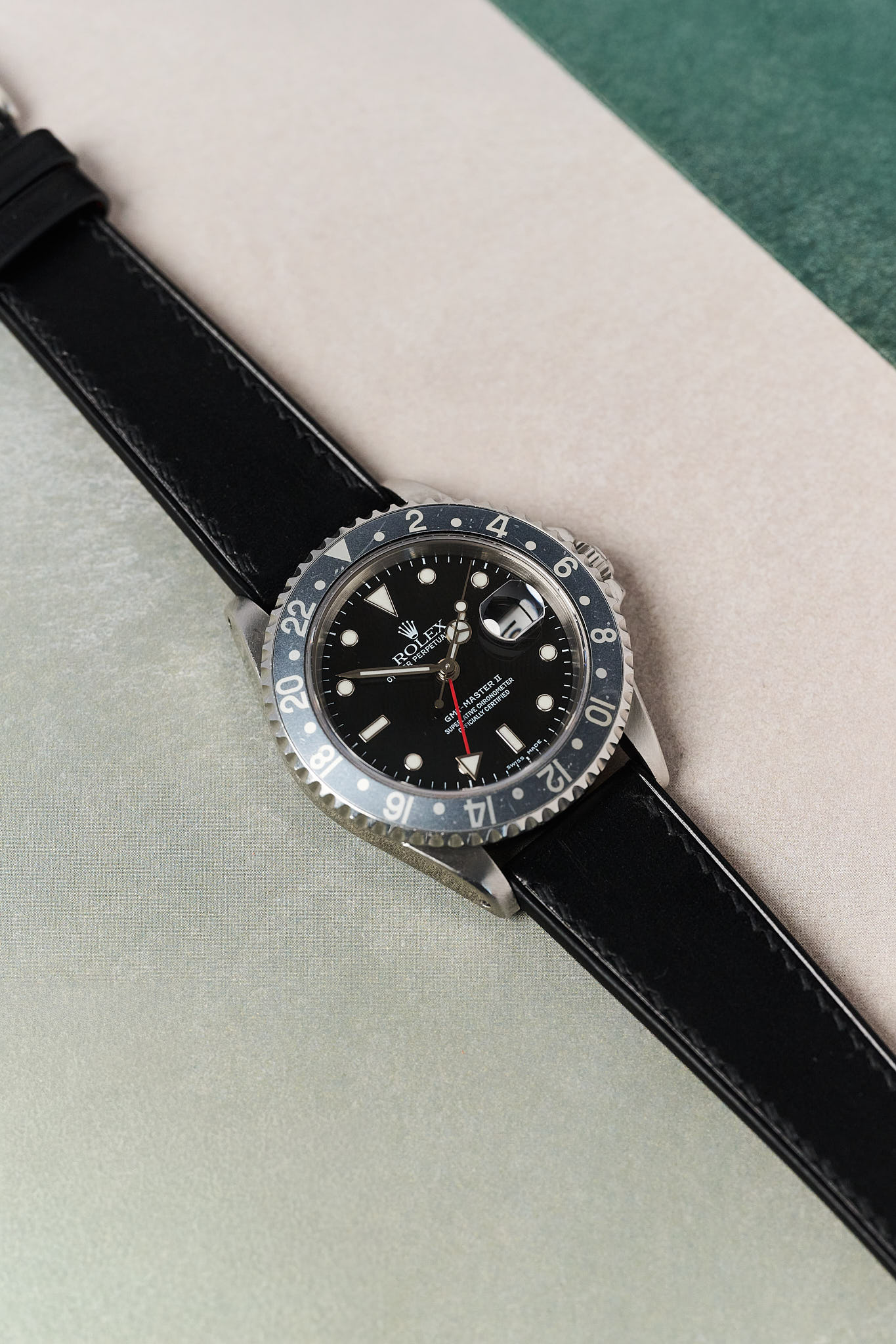 Buttero Watch Strap - Black - RTW - The Strap Tailor