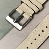 Epsom Calfskin Strap - Cream - RTW - The Strap Tailor