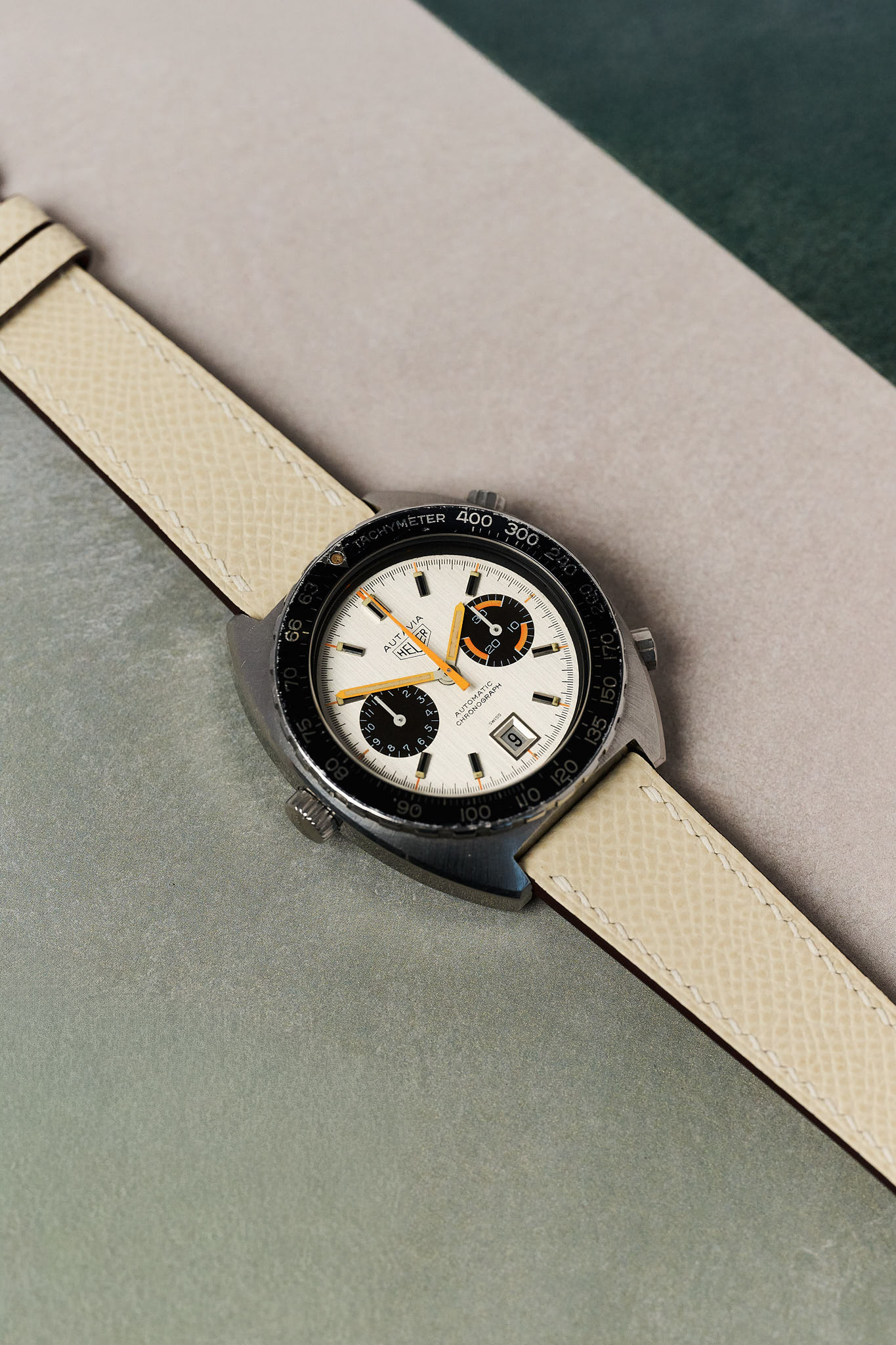 Epsom Calfskin Strap - Cream - RTW - The Strap Tailor