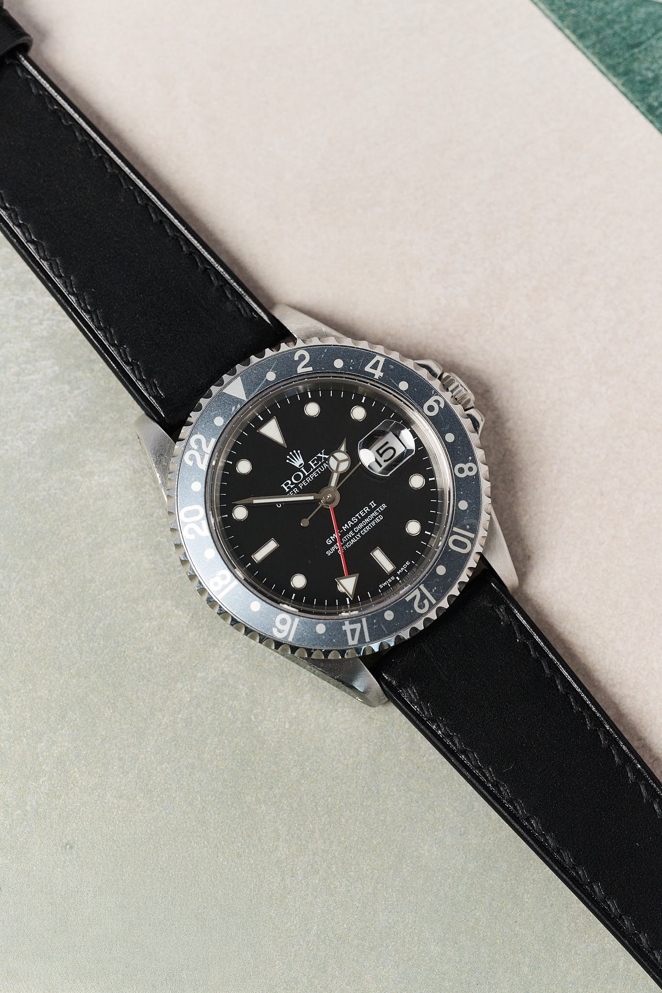 Buttero Watch Strap - Black - RTW - The Strap Tailor