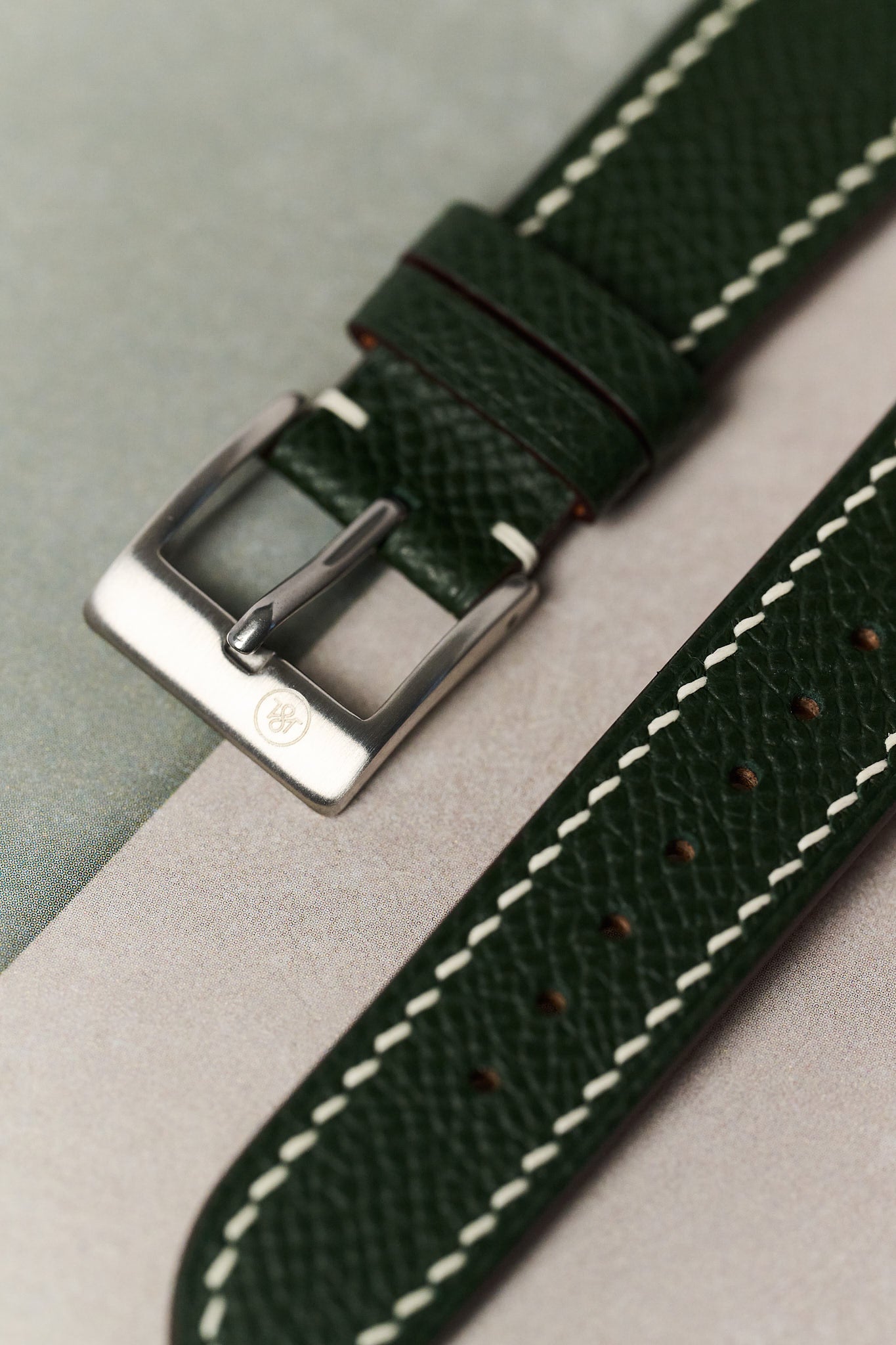 Epsom Calfskin Strap - Green - RTW - The Strap Tailor
