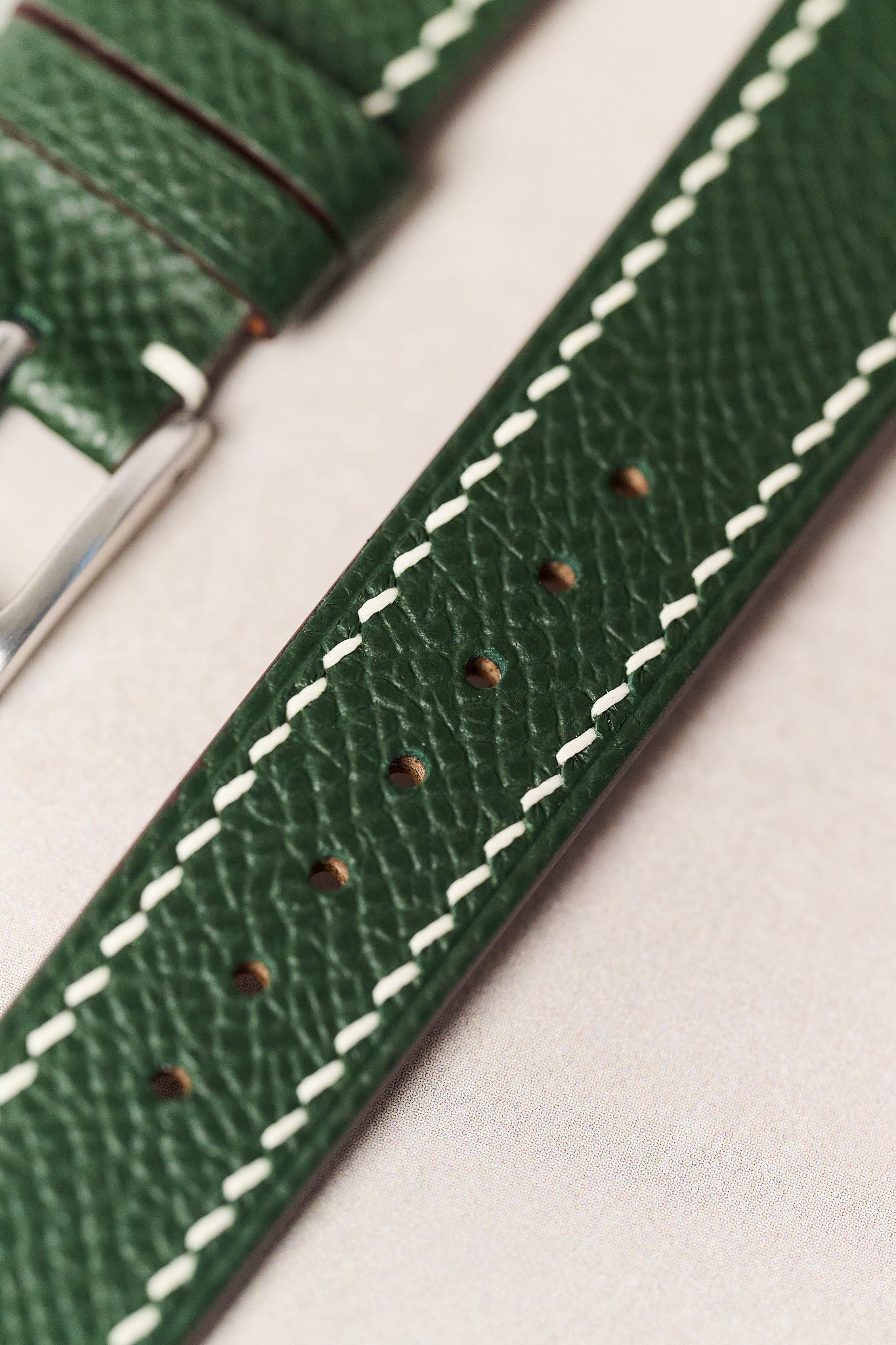 Epsom Calfskin Strap - Green - RTW - The Strap Tailor