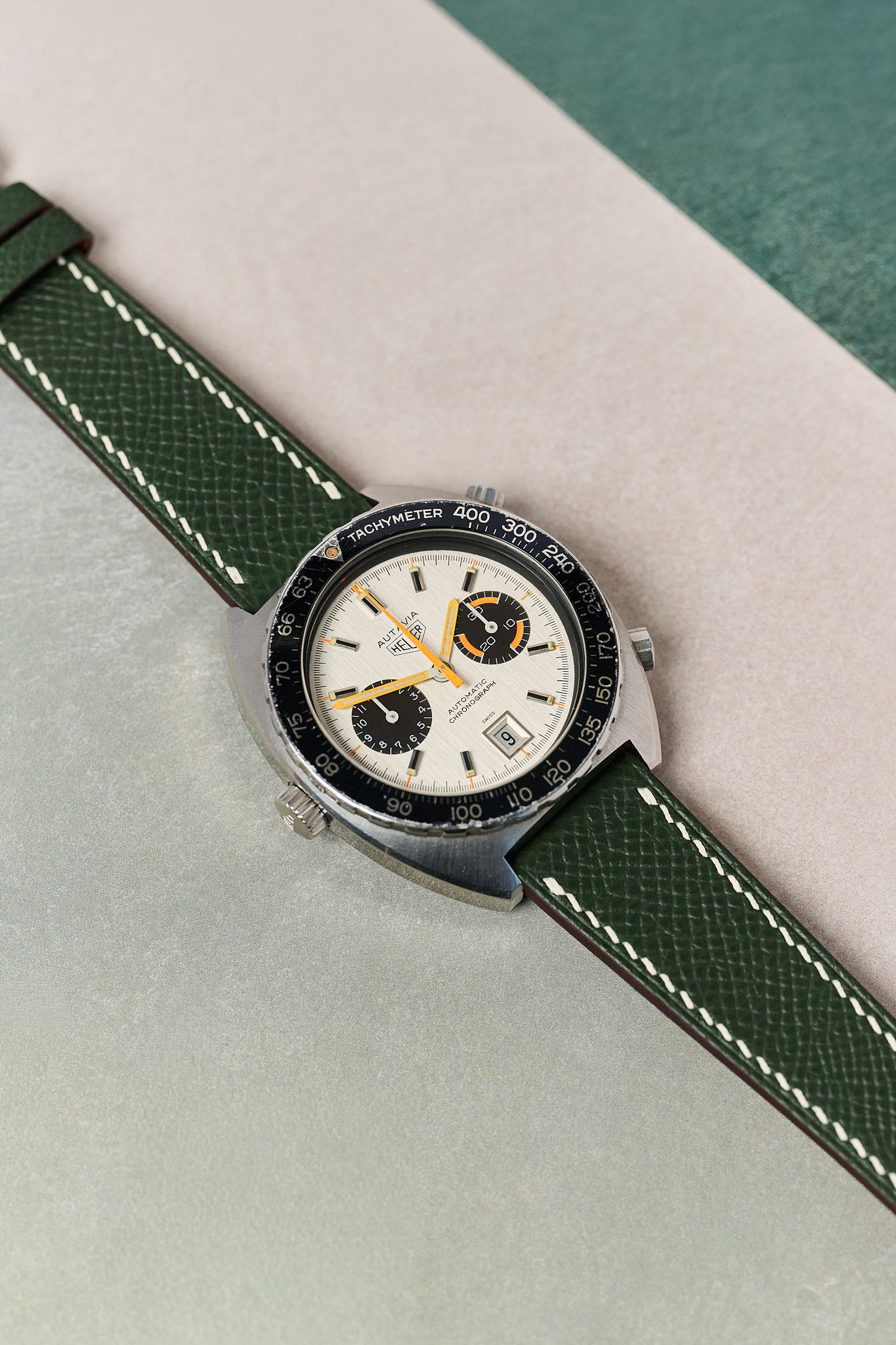 Epsom Calfskin Strap - Green - RTW - The Strap Tailor