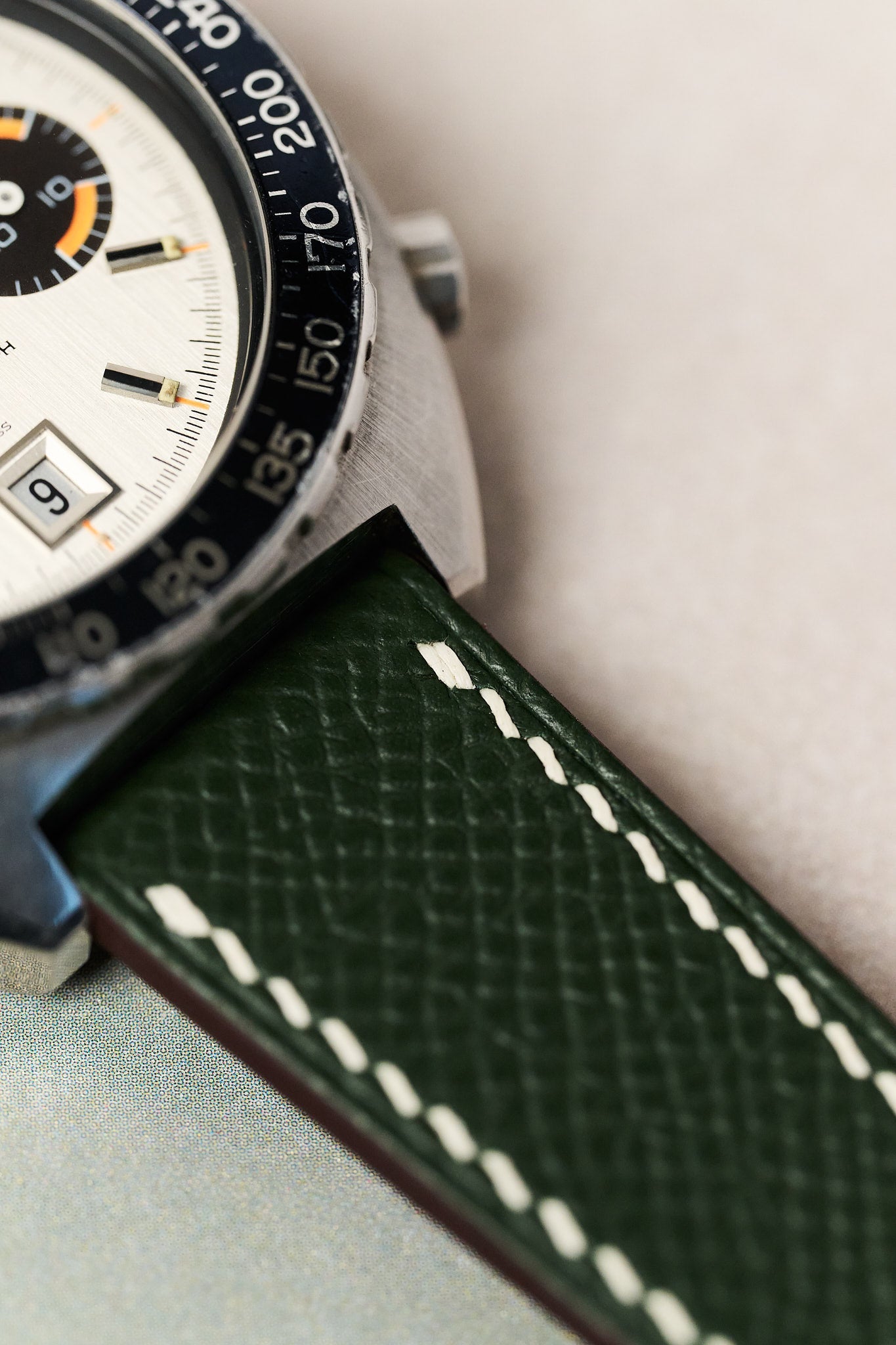 Epsom Calfskin Strap - Green - RTW - The Strap Tailor