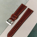 Art Wax Watch Strap - Cognac - RTW - The Strap Tailor