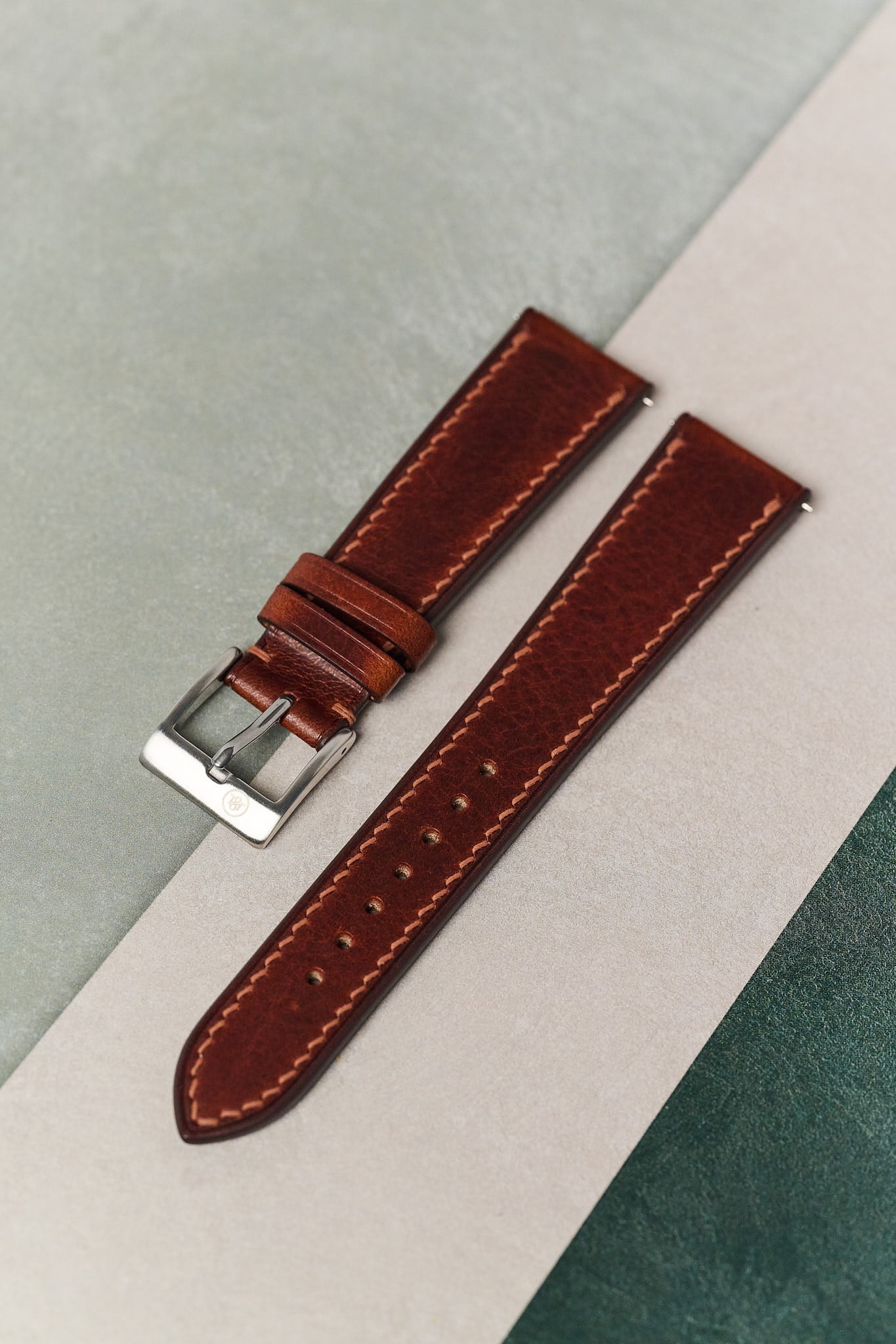 Art Wax Watch Strap - Cognac - RTW - The Strap Tailor