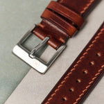 Art Wax Watch Strap - Cognac - RTW - The Strap Tailor