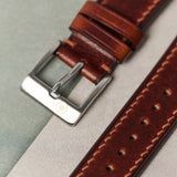 Art Wax Watch Strap - Cognac - RTW - The Strap Tailor