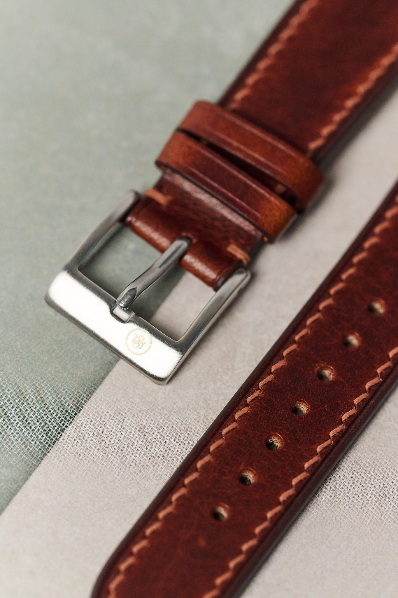 Art Wax Watch Strap - Cognac - RTW - The Strap Tailor