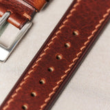 Art Wax Watch Strap - Cognac - RTW - The Strap Tailor