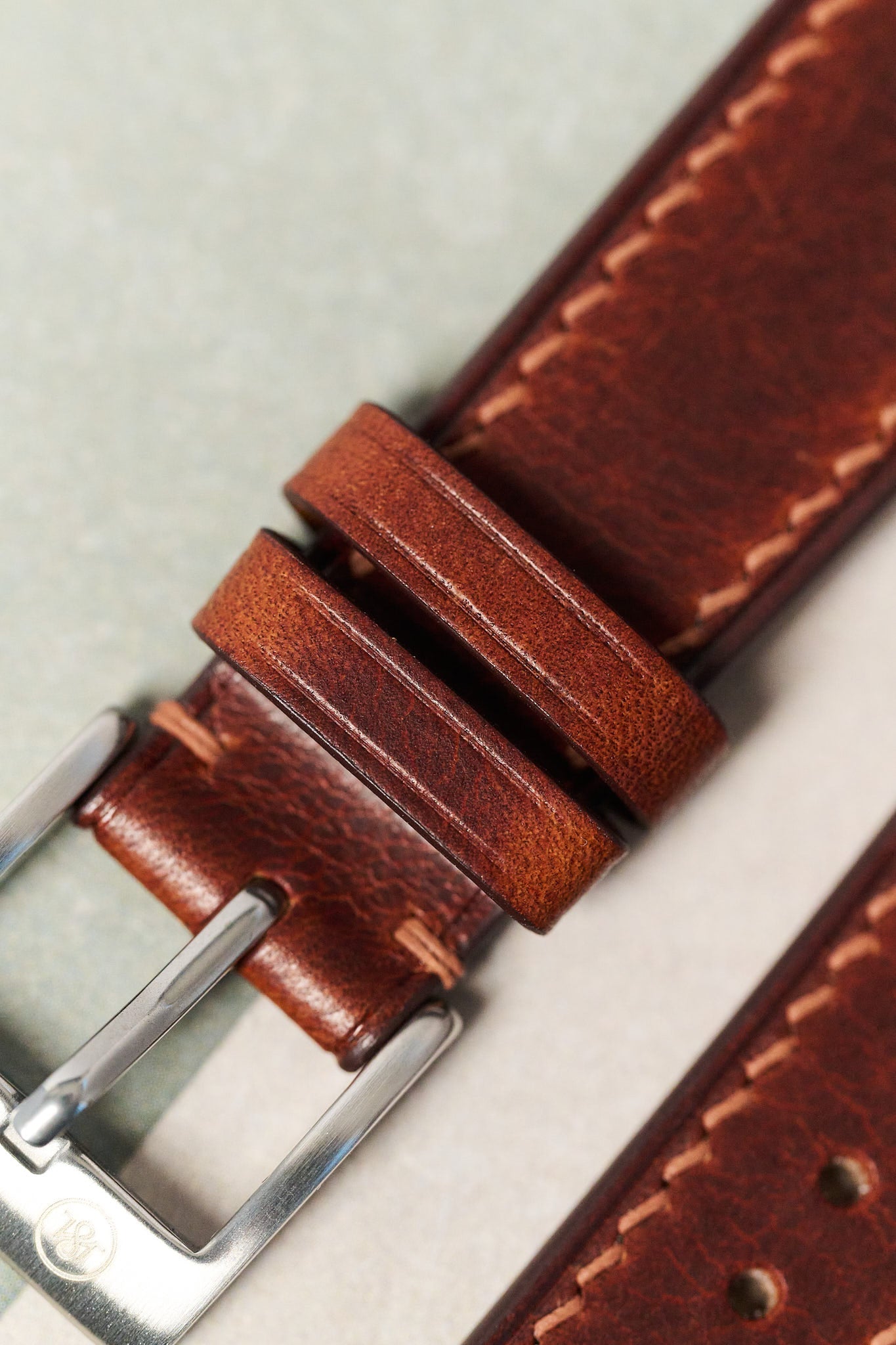 Art Wax Watch Strap - Cognac - RTW - The Strap Tailor