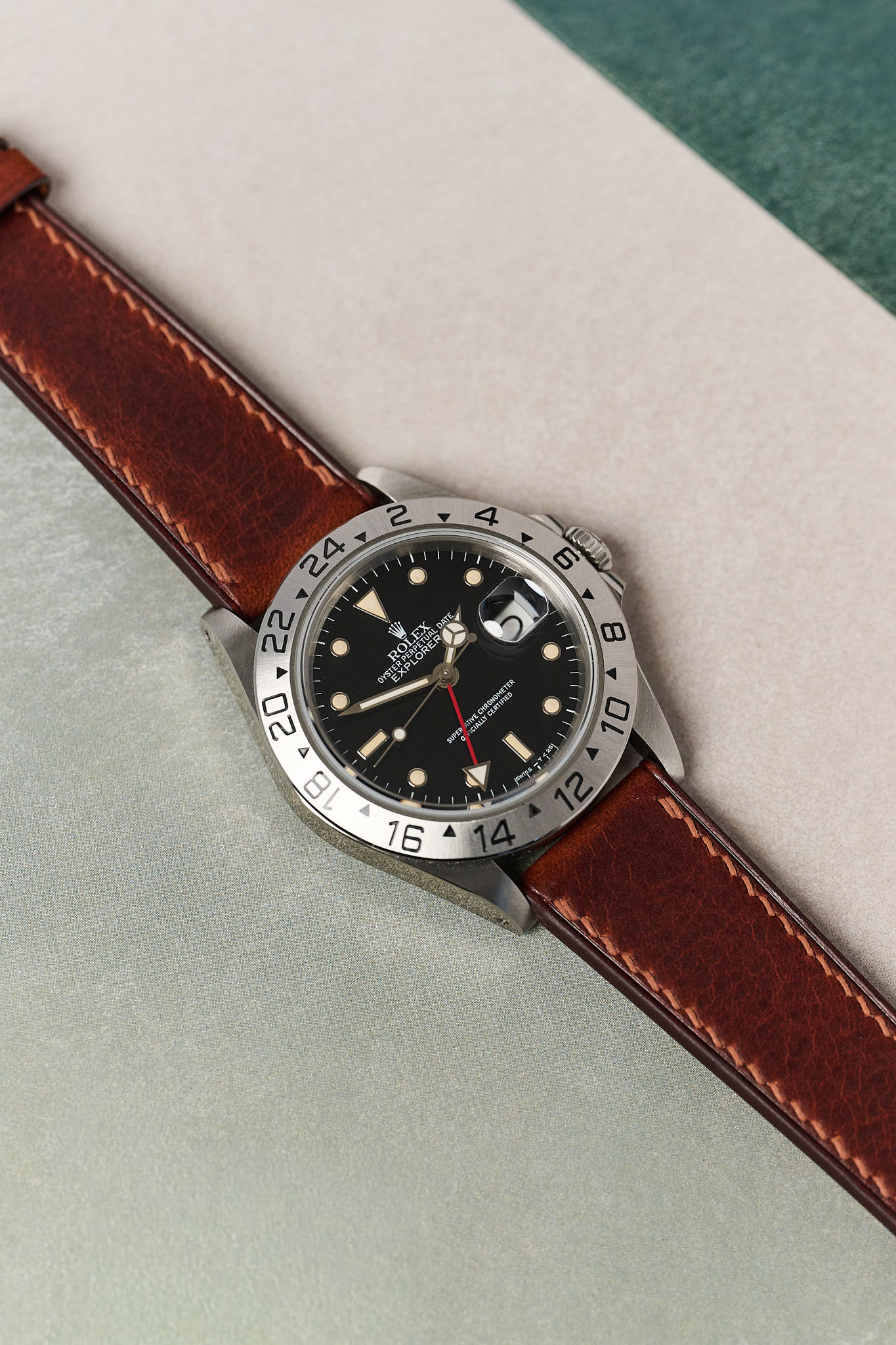 Art Wax Watch Strap - Cognac - RTW - The Strap Tailor