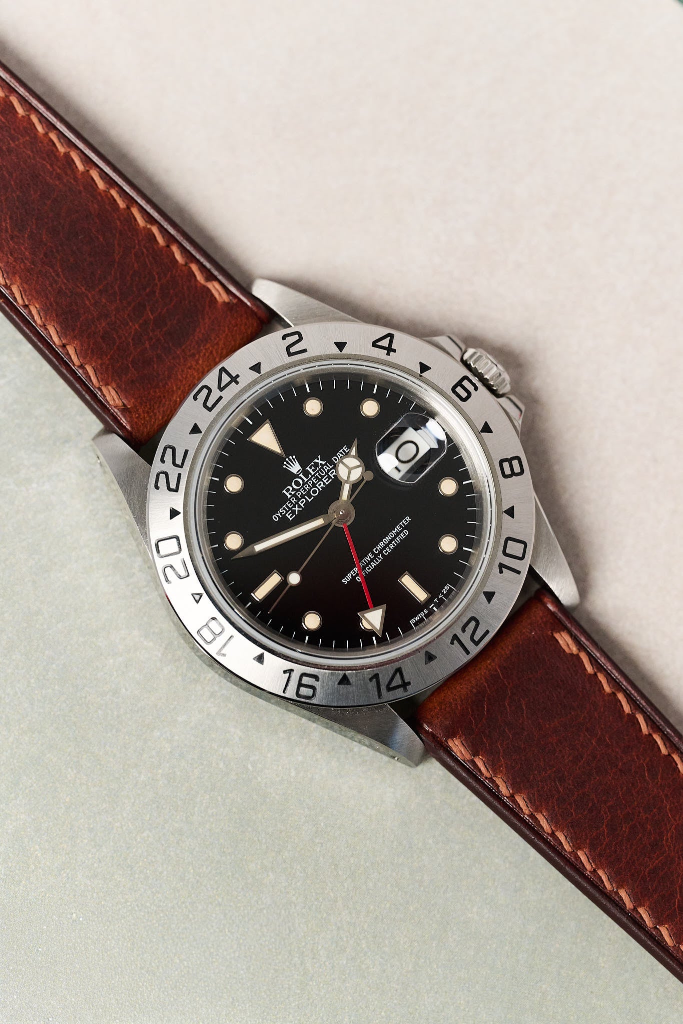 Art Wax Watch Strap - Cognac - RTW - The Strap Tailor