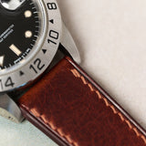Art Wax Watch Strap - Cognac - RTW - The Strap Tailor