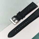 LTD Edition Waxy Rally Watch Strap - Black - RTW