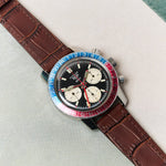 Embossed Crocodile Watch Strap - Brown Slimline - RTW - The Strap Tailor