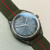 FieldFlex - Two Piece Nylon Strap, Olive & Red - The Strap Tailor