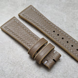 Grained Impala Calfskin Strap - Taupe - The Strap Tailor