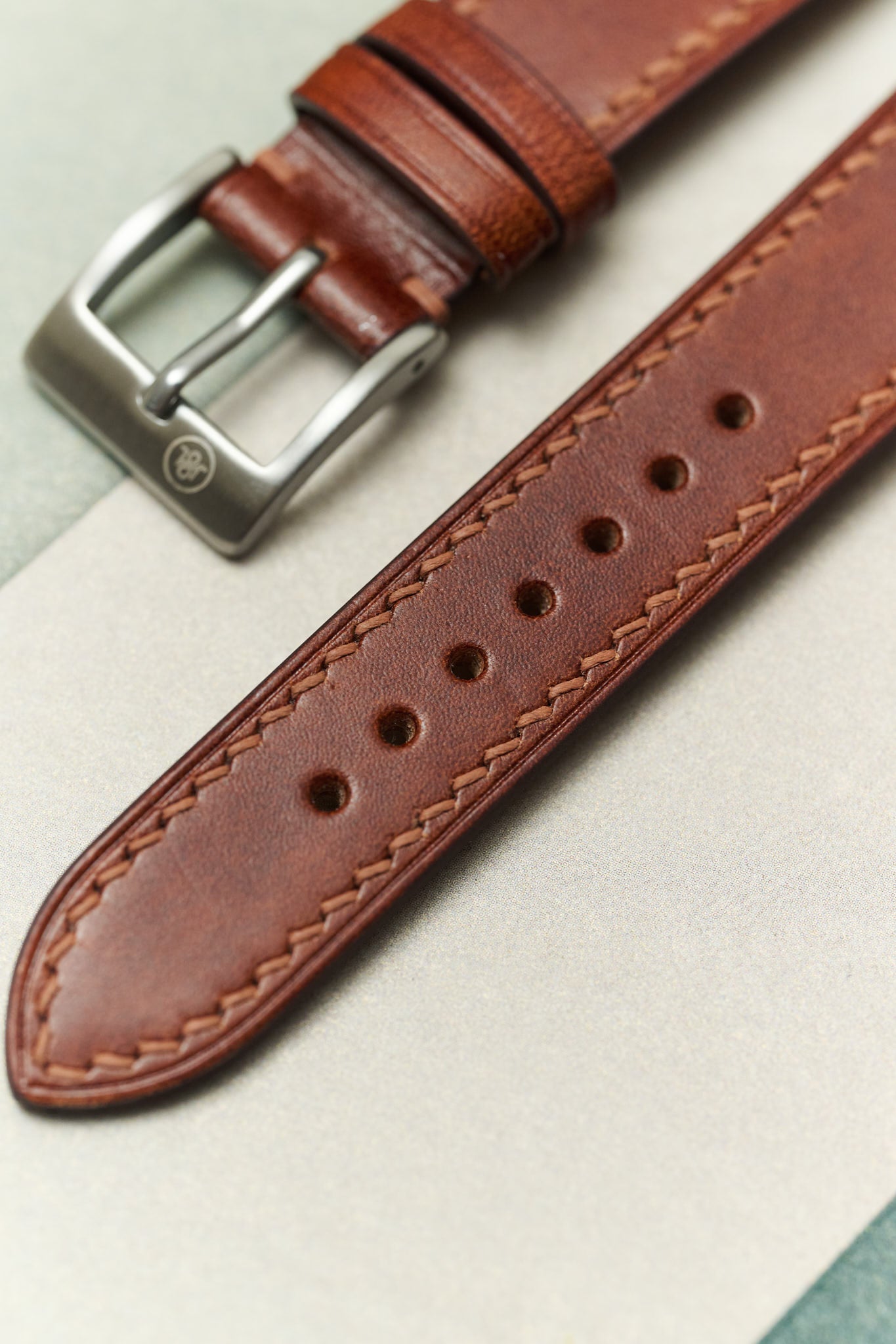 Museum Buttero Watch Strap - Brown - RTW - The Strap Tailor