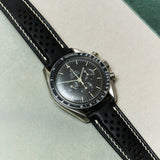 Omega Deployant - Pueblo Watch Strap - Rally Black - RTW - The Strap Tailor